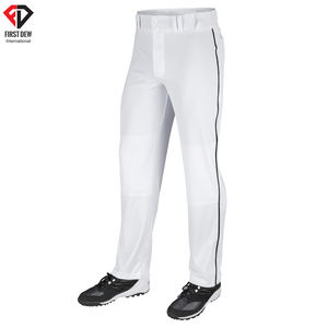 Vêtements d'équipe personnalisés pour hommes, vente en gros, couleur unie, sublimation imprimée, nouveau Design, pantalon de Baseball 100% Polyester pour hommes - Product Image 2