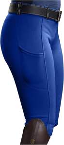 Pantalones de Equitación para Hombre y Mujer, Pantalones de Montar Elásticos y Transpirables con Asiento Completo y Parche de Silicona en la Rodilla - Product Image 2