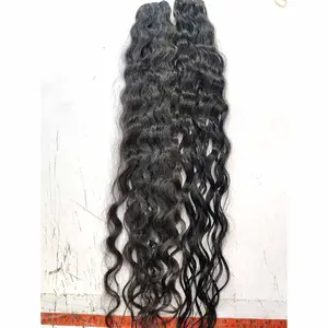 Vendor de cabelo atacado 100% cutícula alinhada, cabelo raw indiano da virgem, liso e seda, sem emaranhamento, máquina de derramamento