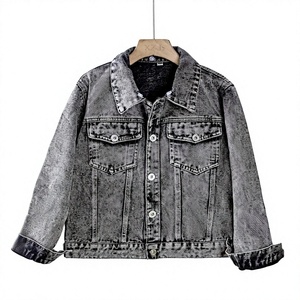 Chaqueta vaquera de algodón para hombre, diseño de última moda, estilo casual, lavado ácido, venta al por mayor - Product Image 1