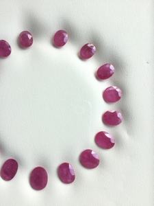 Diseño de piedra de corte facetado ovalado de rubí Mozambique de 73,76 quilates calentado para fabricación de joyas finas piedras preciosas naturales - Product Image 4