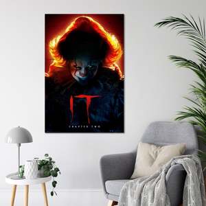 Póster de lienzo de estilo moderno para la decoración de pared de Stephen King's It Chapter 2 - Product Image 1