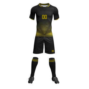 Nouveau style tendance, uniforme de football unisexe personnalisé pour adultes, vente en gros, uniforme de football personnalisé respirant pour hommes, logo personnalisé, ensembles d'uniformes de football - Product Image 1