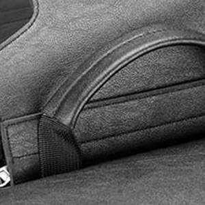 Sacoche de selle de moto noire en cuir véritable personnalisée OEM pour vélo avec logo personnalisé Sacoche de selle - Product Image 6