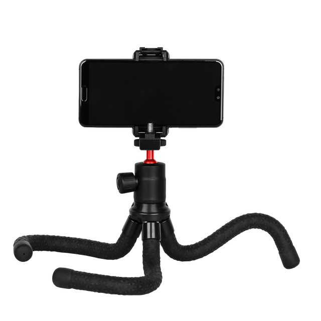 Kingjoy Hot Selling Steel Outdoor Light Weight 360 Degree Travel Portable Folding Tripod for Phone Mini Octopus Flexible Camera