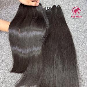 Extensiones de cabello humano con cutícula alineada de doble Paquete de pelo crudo liso Natural vietnamita de alta calidad 100%, precio al por mayor - Product Image 2