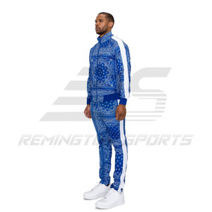 Survêtements techniques en molleton respirant pour hommes, coupe ample, haute qualité, avec logo personnalisé, design haut de gamme - Product Image 3