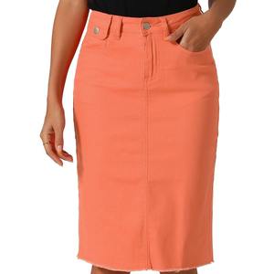 High Quality Women's Summer Wide Leg Natural Waist Vintage <b>Denim</b> <b>Skirts</b> Cute Casual Formal Pleated <b>Knee</b>-<b>Length</b> Breathable Quick - Product Image 4