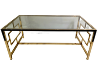 Tables consoles modernes de luxe en acier inoxydable avec plateau en verre transparent pour salon, miroirs extérieurs, meubles de toilette, décoration intérieure, finition personnalisée