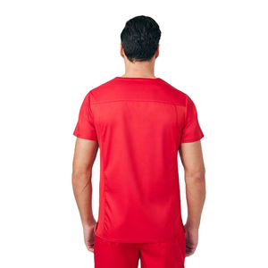 Tenue de Travail Tendance pour Hommes : Ensemble Blouse et Pantalon d'Infirmier Élégant à Manches Courtes, Séchage Rapide, Tissu Respirant, pour Hôpital - Product Image 3