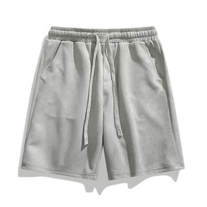 Custom Logo High Quality Gym Running Polyester Cotton <b>Fleece</b> <b>Shorts</b> <b>Men</b> Casual French Terry Oversized Heavyweight - Product Image 5