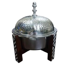 Última colección de olla caliente de metal para servir, diseño árabe, cazuela hecha a mano, olla caliente aislada para servir en Hotel de bodas del Golfo - Product Image 4