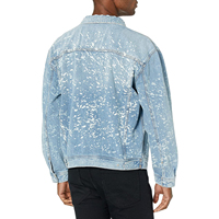 Veste en jean déchirée décontractée pour homme, col rabattu, technique délavée, idéale pour l'hiver, service OEM – Meilleures ventes