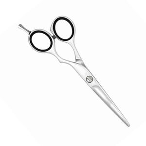 Ciseaux de salon de beauté finition miroir lame droite tranchante ciseaux de coupe de cheveux de barbier en acier inoxydable - Product Image 3