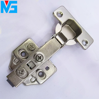 Charnières de porte d'armoire à fermeture amortie 3D hydrauliques Meisu, prix usine, en acier laminé à froid nickelé pour cuisine
