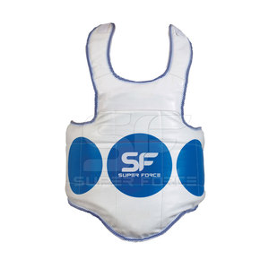 Protector de pecho de alta calidad para Taekwondo, Karate, MMA, boxeo y entrenamiento de artes marciales, protector de pecho de cuero PU - Product Image 1
