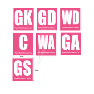ผลิตจากวัสดุที่ทนทาน แพทช์เน็ตบอลคุณภาพสูง ดีไซน์โดดเด่น ผ้าแคนวาสเย็บติด คุณภาพพรีเมียม - Product Image 6