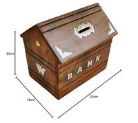 Grande qualité à prix raisonnable Tirelire en bois mieux conçu comme une option de cadeau personnalisé réfléchie