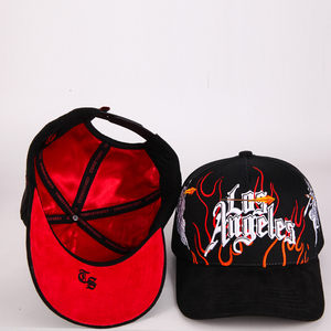 Custom High Quality Rhinestone Sport Suede Caps Embroidered Curved Brim <b>Satin</b> <b>Lined</b> Suede Baseball Cap - Product Image 1