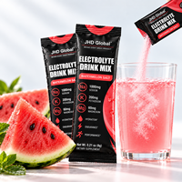Mélange de boisson électrolytique en sachet individuel, marque privée OEM, poudre instantanée pour l'hydratation avec sodium, potassium et magnésium
