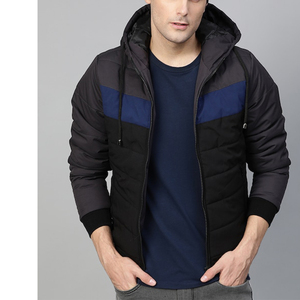 2 en 1 Manches détachables et capuche Vestes de bombardier élégantes pour hommes 10% Off Windbreaker Spring Ski Down Padded Bomber Parka Jacket Men - Product Image 5