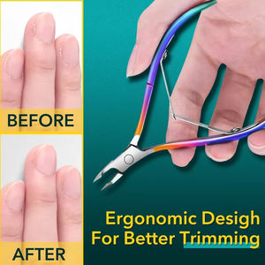 Pince à cuticules en acier inoxydable Outils de beauté Pince podiatrique pour manucure Pédicure Soins des ongles - Product Image 4