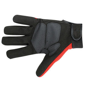 Guantes de trabajo de seguridad de cuero de cabra genuino con ala pulgar espalda azul costilla montaje mecánico guantes de cuero para mecánicos de montaje - Product Image 3