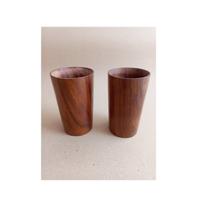 Vente chaude Bois Stockage Verre À Eau Design Créatif Ménage Accessoire Preuve Doublure Pot En Verre Top design Meilleur prix - Product Image 2