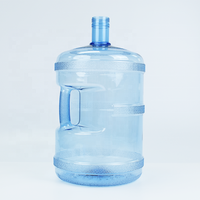 Bouteille d'eau Offre Spéciale de 19 litres et 5 gallons avec poignée seaux en plastique recyclables pour bureau à domicile