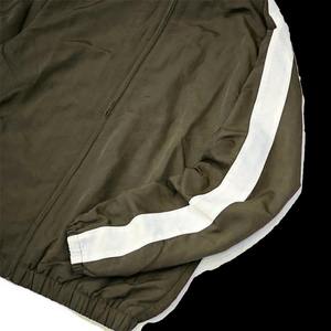 Chándales de nailon 100% con logotipo personalizado para hombre, conjunto de 2 piezas para correr, ropa de gimnasio para hombre, chándal cortavientos con cremallera de poliéster - Product Image 3