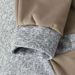 Sudadera con capucha de lana mezclada de algodón básica de alta calidad para hombre con logotipo personalizado para invierno con su propio logotipo Servicio OEM - Product Image 6