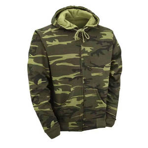 Vente en gros Sweat-shirt à capuche unisexe élégant avec logo brodé 100% polyester Design camouflage personnalisable hiver confortable automne - Product Image 6