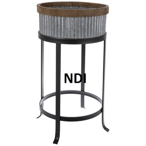 Maceta de flores de Metal con acabado antiguo, decoración de fiesta interior y exterior para bodas, macetas de flores, decoración de Hotel de lujo - Product Image 6