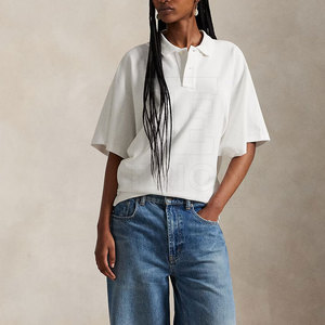 Créez votre propre logo sur un t-shirt polo pour femme, prix bas, haute qualité, best-seller, meilleure vente en ligne. - Product Image 2