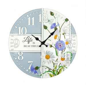 Reloj de Pared Multicolor JUSTAMINUTE (40cm) Life Is Beautiful - Categoría de Producto: Relojes de Pared Modelo 21556 - Product Image 2