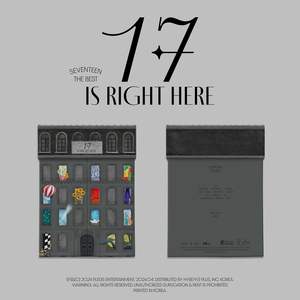 Photobook Premium de HYBE, K-POP [17 IS RIGHT HERE], SEVENTEEN BEST ALBUM PLEDIS, Versión Aleatoria, 2CD, Photocard, Sellado Oficial - Product Image 2