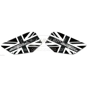 2 Pezzi Protezioni Ginocchia 3D a Forma di Serbatoio Compatibili con Moto Triumph Street Triple - Copertura Premium per Ginocchia e Serbatoio Carburante - Product Image 2
