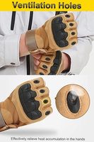 Gants de sport polyvalents pour la randonnée et la conduite à vélo et à moto avec paume antidérapante et construction respirante