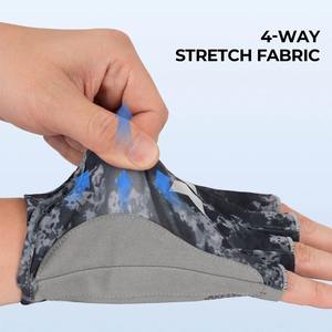 High Stretchable Unisex High Quality Neoprene Fingerless Non-Slip Adjustable Wrist Strap <b>Fishing</b> <b>Gloves</b> Custom Design - Product Image 2