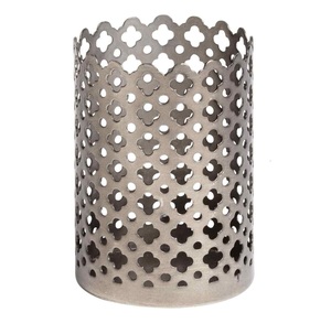 Porte-bougie votif en métal fer forgé fait à la main, finition dorée, forme ronde, pour la décoration de Noël, de la maison et des mariages, porte-bougie suspendu - Product Image 4