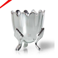 Nuevo Plato Decorativo de Metal Antiguo con Diseño de Huevo para Frutas, Ideal para Decoración de Mesa