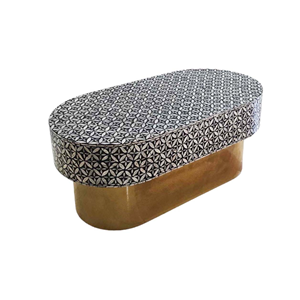 Meubles de salon luxueux Table basse incrustée de nacre exquise avec un design élégant Vente en gros de qualité supérieure du Vietnam - Product Image 6