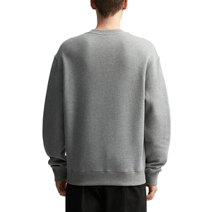 Sweats à capuche pour hommes 240g Casual Long Sleeves Crewneck Fleece Cotton Pullover Brodé Regular Fit Winter - Product Image 4