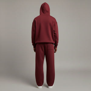 Conjunto Deportivo Personalizado 100% Algodón, Estilo Vintage, Lavado Ácido, Sudadera con Capucha y Pantalones Jogger para Hombre - Product Image 6