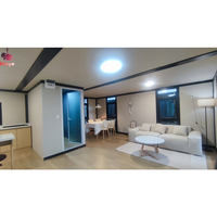 Maison préfabriquée en acier écologique de 40 pieds, petite, portable, préfabriquée en Chine, design à 2 étages, villa préfabriquée, cabine modulaire, maison conteneur, van