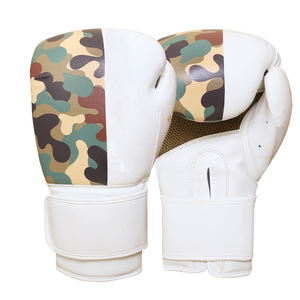 Gants de combat en cuir de vache véritable de haute qualité Gants de boxe avec logo personnalisé à vendre - Product Image 4