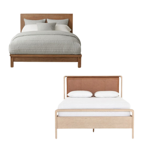 Highest Quality Scandinavian Style Solid Wood <b>Queen</b> <b>Size</b> Platform <b>Bed</b> <b>Queen</b> Bedroom Set Upholstered Headboard Double <b>Beds</b> Direct - Product Image 4