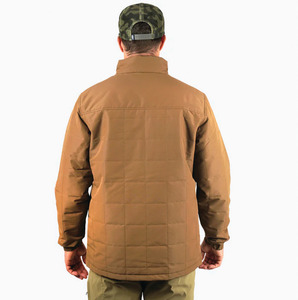Veste de pluie d'hiver à capuche et fermeture éclair respirante pour la pêche Manteau de pataugeoire pour hommes OEM - Product Image 3