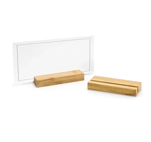 Tarjetero rectangular de madera, tarjetero con foto, nuevo diseño de la mejor calidad, tarjetero de madera - Product Image 2