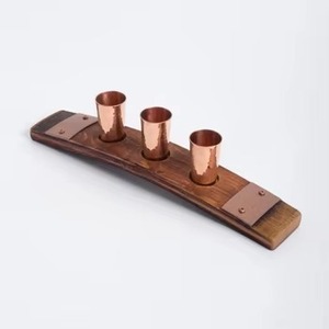 Soporte de madera para tazas y vidrio Soporte de vidrio de madera de bambú de gran tamaño de calidad superior único en India Precio al por mayor - Product Image 3